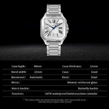 PINDU Automatic Men's Watch - Luxury Mechanical Timepiece