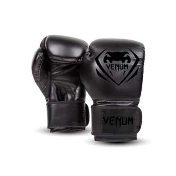 Venum Contender Boxing Gloves - Black/Black