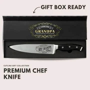 Premium Chef Knife Set for Grandpa's Culinary Skills