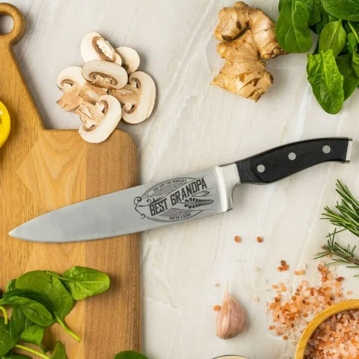 Premium Chef Knife Set for Grandpa's Culinary Skills