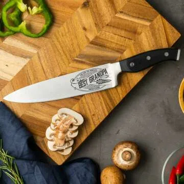 Premium Chef Knife Set for Grandpa's Culinary Skills