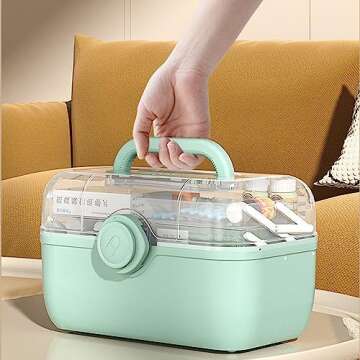 Mairuker 3-Tier Medicine Storage Box for All Needs