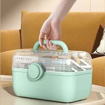 Mairuker 3-Tier Medicine Storage Box for All Needs