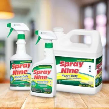 Spray Nine 26801 Heavy Duty Cleaner, Degreaser & Disinfectant for Kitchens, Bathrooms, Yard Equipment, Automotive & Industrial 1 Gallon (Pack of 1)