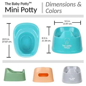 New The Baby Potty Mini Potty V2.0 | Early Potty Training | Elimination Communication | Baby Potty Chair | Portable and Lightweight Design | Promotes Potty Independence | Child Potty Training Toilet