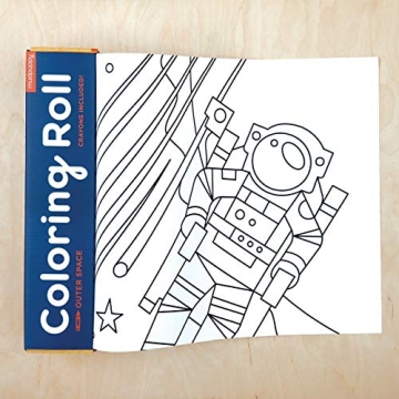 Mudpuppy Outer Space Coloring Roll – 10 Feet of Fun