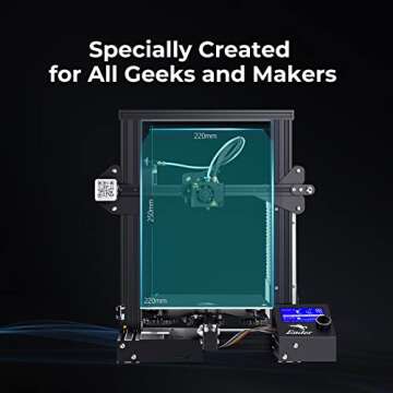 Creality Ender 3 3D Printer Fully Open Source with Resume Printing All Metal Frame FDM DIY Printers ...