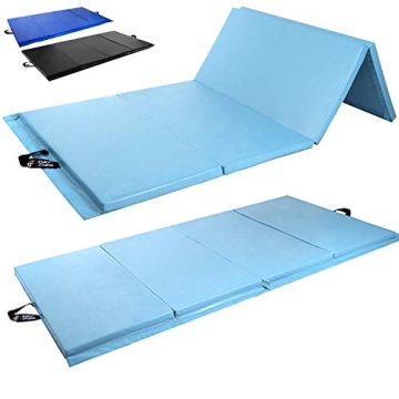 Comfortable Folding Gym Mat for Home Workouts 4'x10'