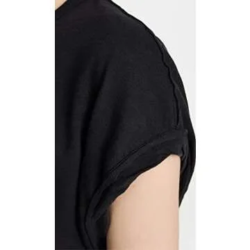 Free People Women's You Rock Tee, Black, S