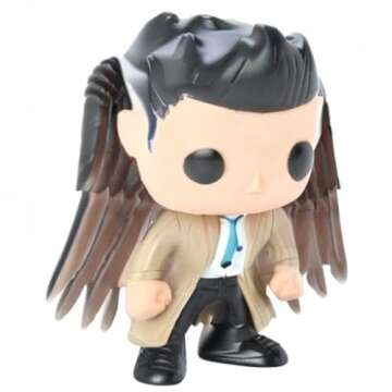 Funko Supernatural Pop! Television Castiel With Wings Vinyl Figure Hot Topic Exclusive MULTI NONE