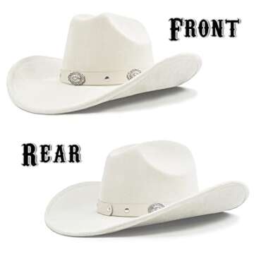 FLUFFY SENSE Cowboy Hat for All - Stylish & Adjustable