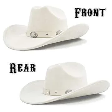 FLUFFY SENSE Cowboy Hat for All - Stylish & Adjustable