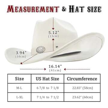 FLUFFY SENSE Cowboy Hat for All - Stylish & Adjustable