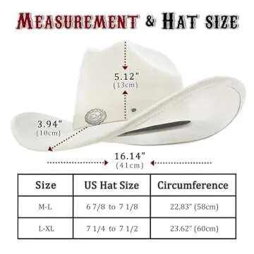 FLUFFY SENSE Cowboy Hat for All - Stylish & Adjustable