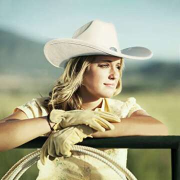 FLUFFY SENSE Cowboy Hat for All - Stylish & Adjustable