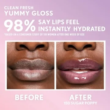 COVERGIRL Clean Fresh Yummy Gloss - Hydrating Vegan Lip Gloss
