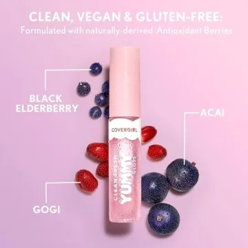 COVERGIRL Clean Fresh Yummy Gloss - Hydrating Vegan Lip Gloss