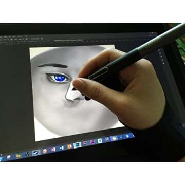 Artist Glove with Two Fingers 2 Pack,Free Size Prevents smudges for Light Box Graphic Tablet Pen Display iPad Pro Pencil Black Drawing Art Creation