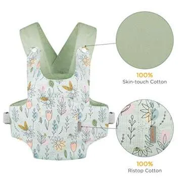 GAGAKU Baby Doll Carrier for Kids - Adorable Green Design