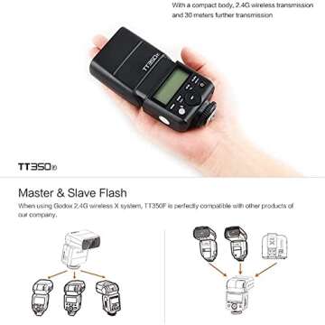 Godox TT350F HSS 1/8000s TTL Flash Speedlite for Fuji Cameras