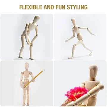 Flexible 8" Poseable Mannequins - Art Figures for Artists