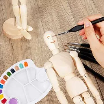 Flexible 8" Poseable Mannequins - Art Figures for Artists