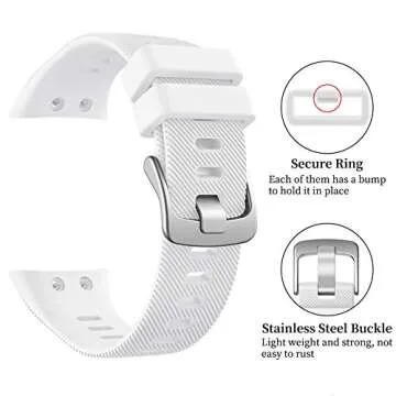 Watbro Soft Silicone Sport Band for Garmin Forerunner 45