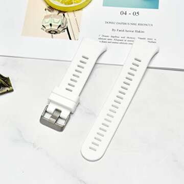 Watbro Soft Silicone Sport Band for Garmin Forerunner 45
