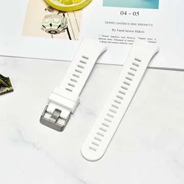 Watbro Soft Silicone Sport Band for Garmin Forerunner 45