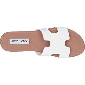 Steve Madden Dariella White Leather 7.5 M