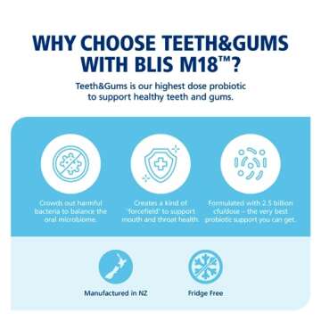 BLIS Oral Probiotics for Healthy Teeth & Gums - 30 Day Supply
