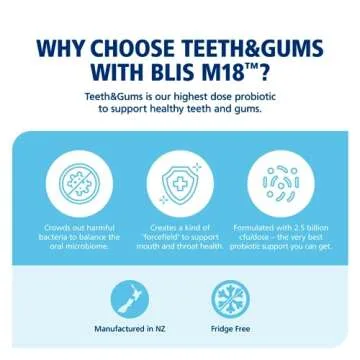 BLIS Oral Probiotics for Healthy Teeth & Gums - 30 Day Supply