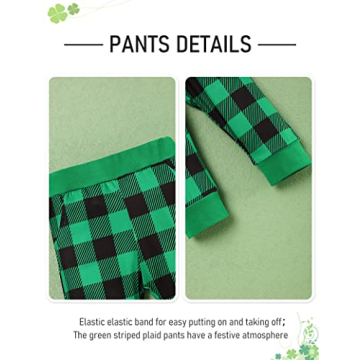 Esobrerie Baby Boy's St. Patrick's Outfit Perfect for Photos