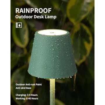 KDG Portable Rechargeable Table Lamp - 2 Pack, 3 Color Modes