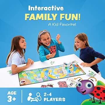 The Ladybug Game! Award Winning Kids Board Game. A Super Fun, Educational Game Your Kids and Will Love! Easy to Play, Perfect for - Birthday Gifts, Travel, Home, Parties, at Grandparents Home!