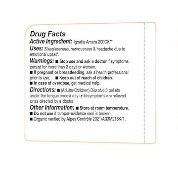 OLLOIS Ignatia Amara - Organic Vegan Homeopathic Medicine