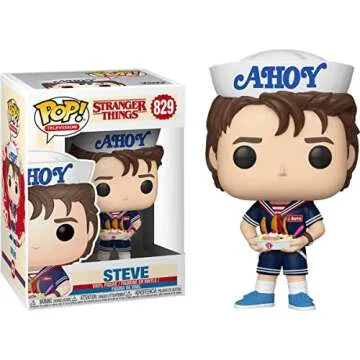 Funko Pop! Television: Stranger Things Steve with Hat & USS Butterscotch Exclusive