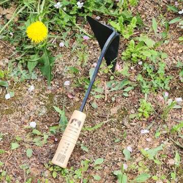 HomeTheWay Korean Youngju Daejanggan Master Homi Garden Tools Hoe with Safety Cover M Size/Garden plow/Weeding Sickle/Weeding Farming Tool