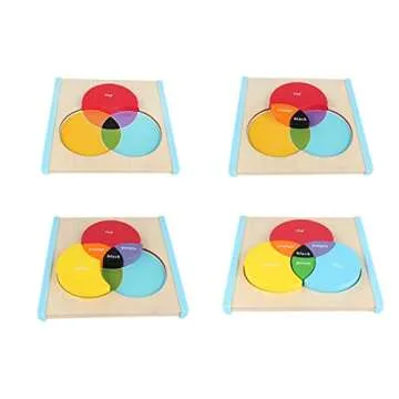 Mfumyy Montessori Color Mixing Learning Board for Kids