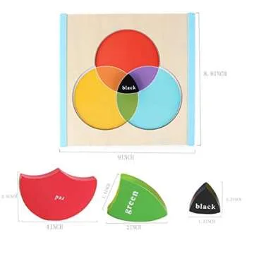 Mfumyy Montessori Color Mixing Learning Board for Kids