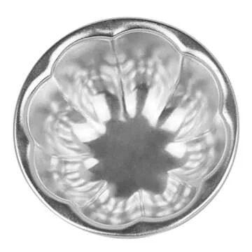 Flower Shape Aluminum Baking Molds for Jello and Cupcakes