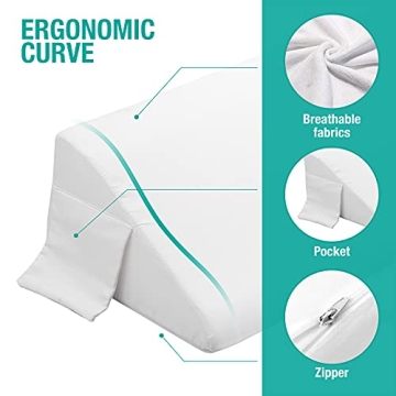 Vekkia King Size Bed Wedge Pillow - Ultimate Comfort Solution