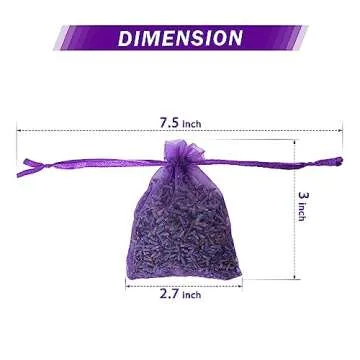 Lavande Sur Terre Lavender Sachets Set of 24 Fresh Natural Scents