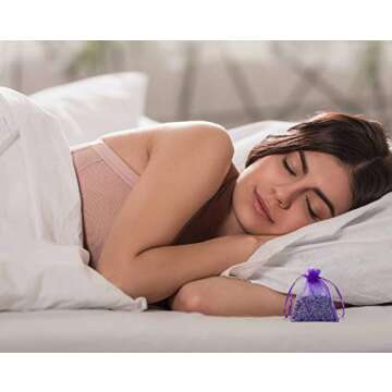 Lavande Sur Terre Lavender Sachets Set of 24 Fresh Natural Scents