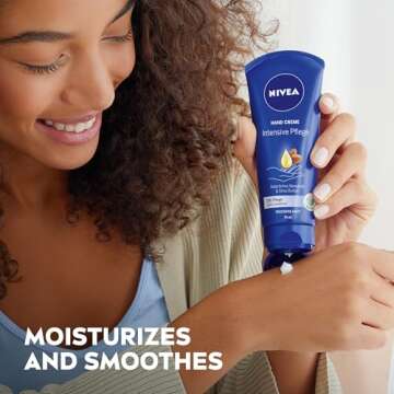 NIVEA Nourishing Moisture Collection Skin Care Set, Nourishing Care Body Wash, 20 Fl Oz Bottle + Body Lotion, 13.5 Fl Oz Bottle + Hand Cream, 2.6 Oz Tube + Moisture Lip Care Balm, 0.17 Oz Stick