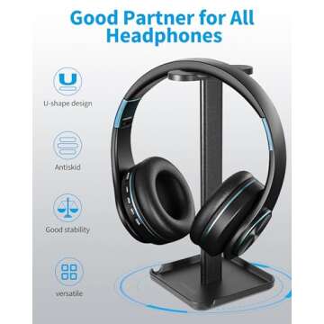 Ultimate XMANA 2-in-1 Headphone Stand & Phone Holder
