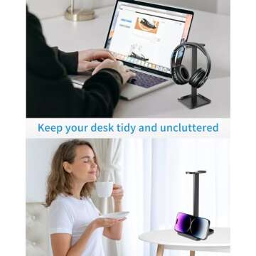Ultimate XMANA 2-in-1 Headphone Stand & Phone Holder