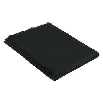 Womens Blanket Scarf Winter Warm Fashion Shawls Christmas Gifts Solid Black