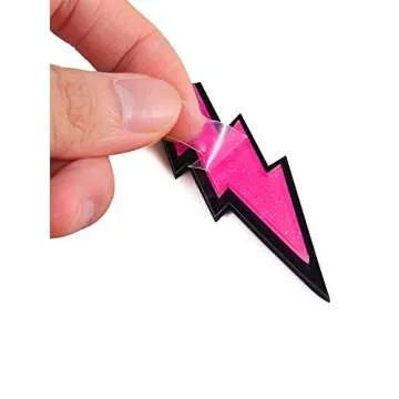 Blulu 80s Costume Accessories for Women Lace Headband Neon Earrings Fishnet Gloves for 80s Retro Party Halloween(null)