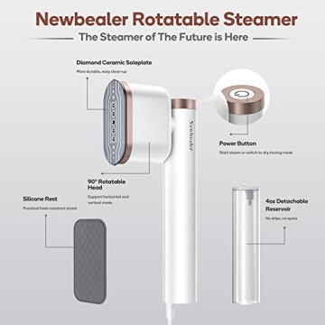 Newbealer 1200W Handheld Steamer Fast Heat Leak-Proof